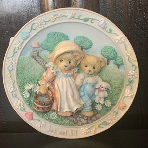 Jack & Jill “Our Friendship Will Never Tumble” Nursery Rhymes Plate
